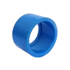 Buje de PVC para presión de 3/4 a 1/2 pulgada, disponible en versiones roscada y cementar, para sistemas hidráulicos