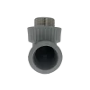 Codo PPR HE roscado hembra 90° en polipropileno uniendo tuberías PP-R de 25 mm para sistemas de agua caliente y fría
