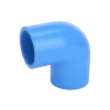 Codo de PVC de 1/2 pulgada a 90 grados para presión, conexión cementar en sistemas hidráulicos
