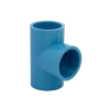 Tee PVC presión HI con anillo de inserción hembra para tuberías de riego y agua potable PN10