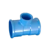 Tee PVC presión reducción 1 pulgada x ¾ pulgada PVC‑U PN10 para uniones de agua potable y riego
