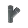 VEE PVC sanitario color gris 110×50 mm con junta elástica para unión hermética en tuberías de desagüe