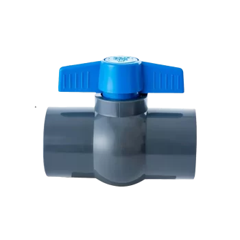 Válvula PVC bola esférica 1 pulgada con rosca hembra y macho, cierre hermético para control de agua en riego
