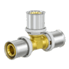 TEE de  compresión PEX AL PEX AGUA