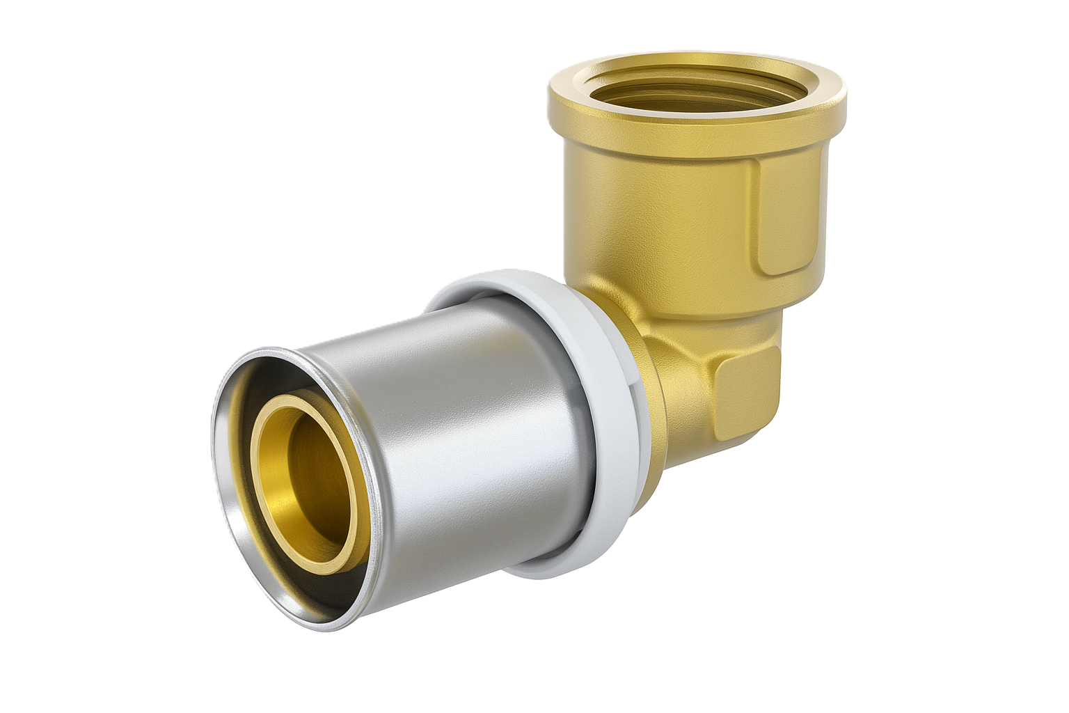 Codo  compresión 90° HI  PEX AL PEX AGUA