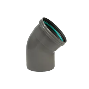 CODO PVC COLECTOR 200 MM INYECTADA 45